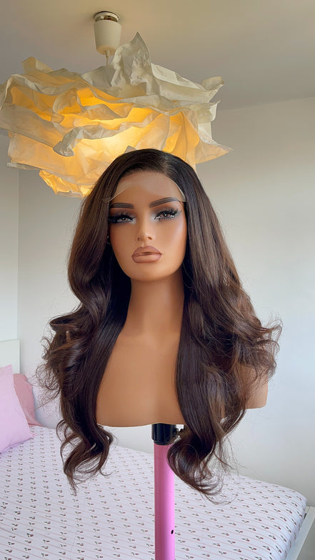 Boujie girl waves (Brown/Dark roots)