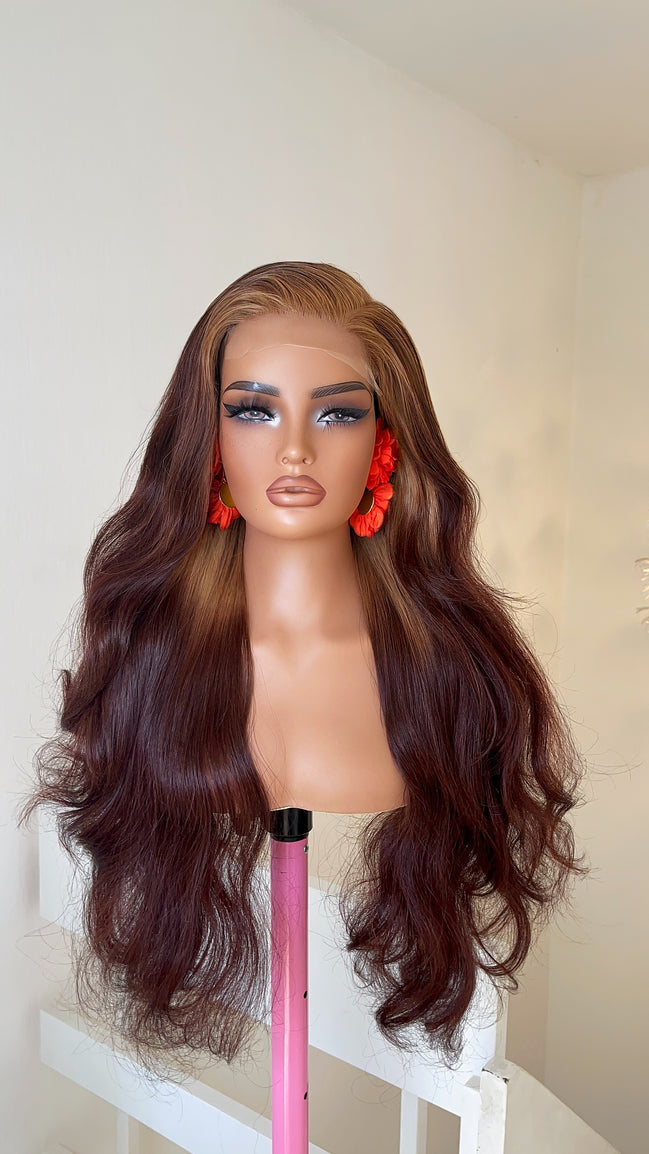 Wig Brooklyn 5x5 Closure (Two toned Brown/Blonde)