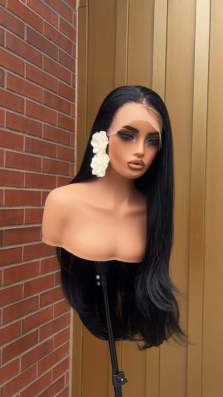 Wig Ivy- 30” Silk Straight Black