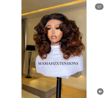 Wig Kasia (Brown highlights)