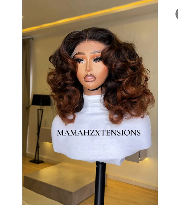 Wig Kasia (Brown highlights)