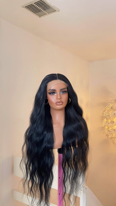 Wig Liz- Black (30inches loose waves unit)
