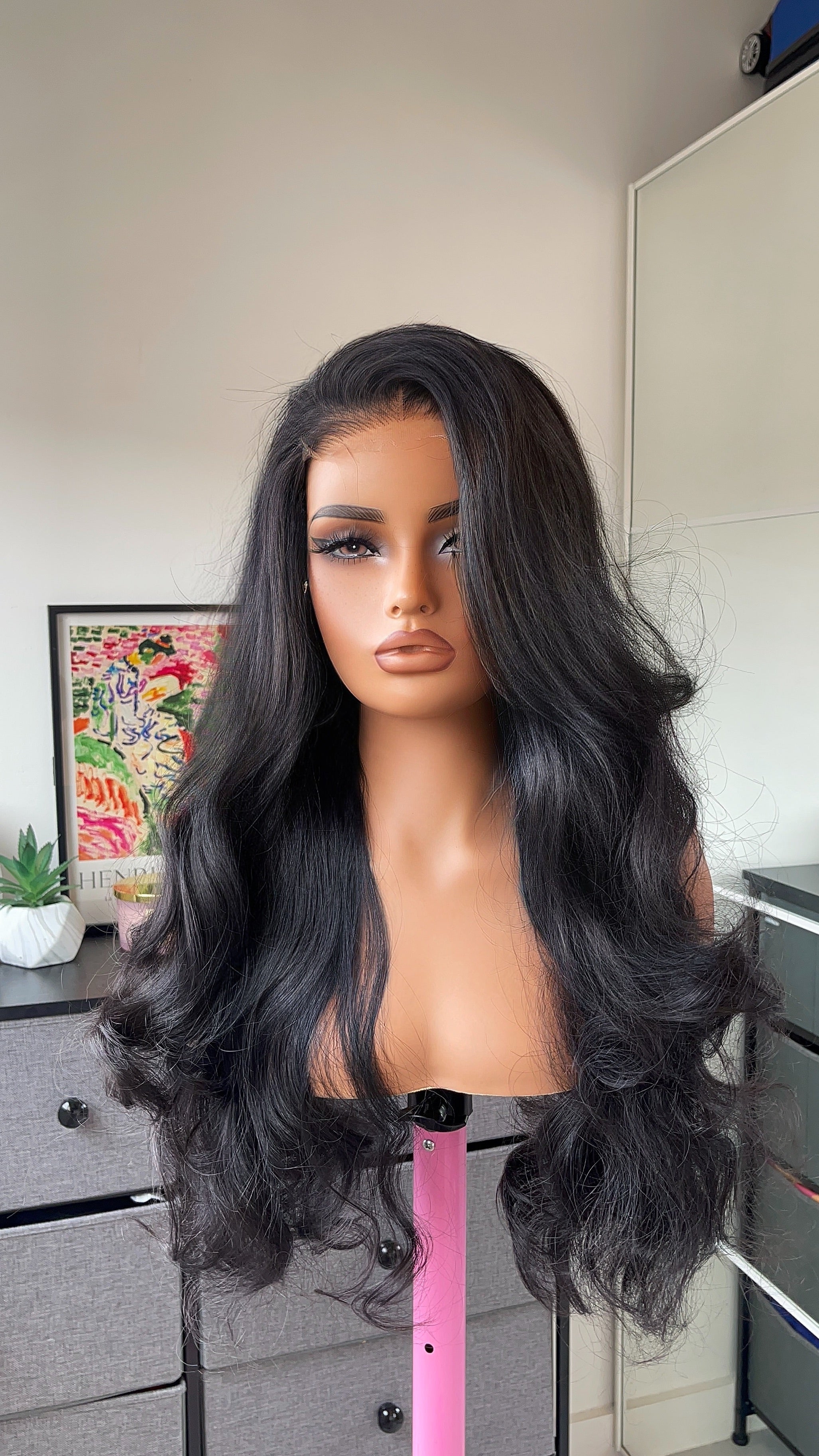 5x5 Closure Wig Daisy - Black
