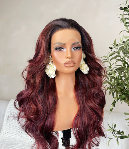 Wig Suzy - Burgundy