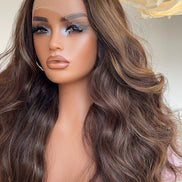 Mocha (Brown Highlights) T-Frontal unit