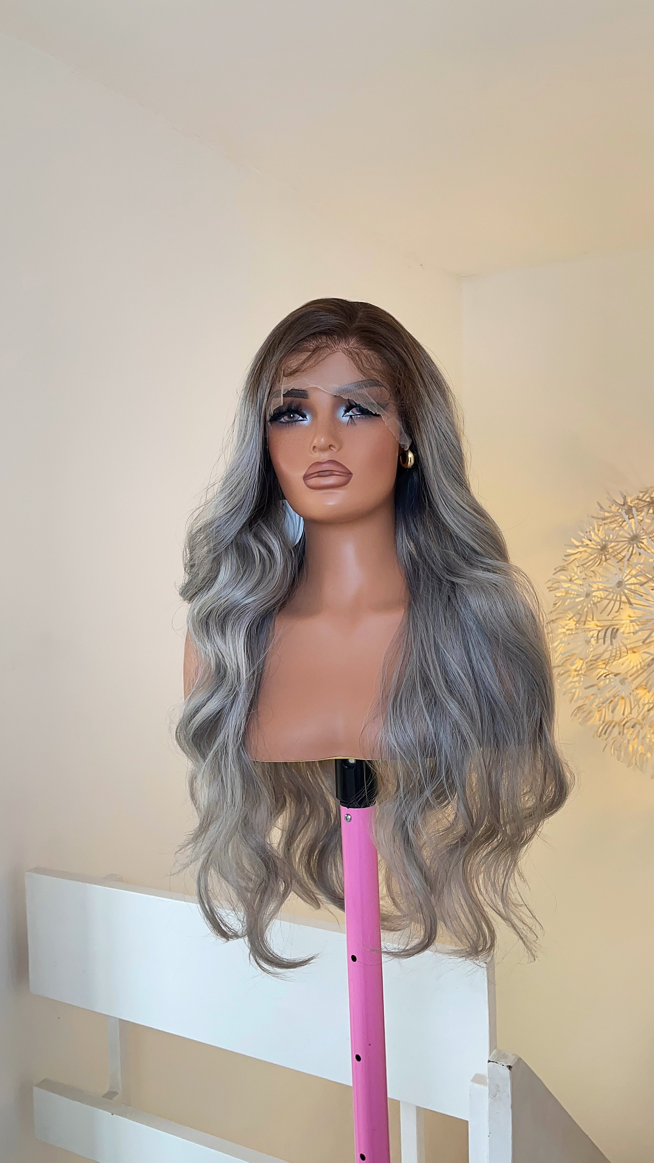 Wig Kimmie (Silver Grey)