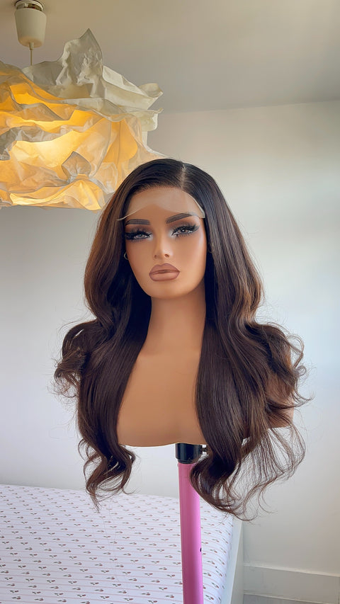 Boujie girl waves (Brown/Dark roots)
