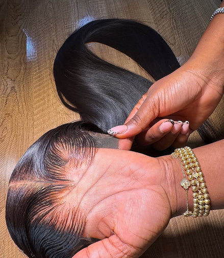 Glueless wig customisation