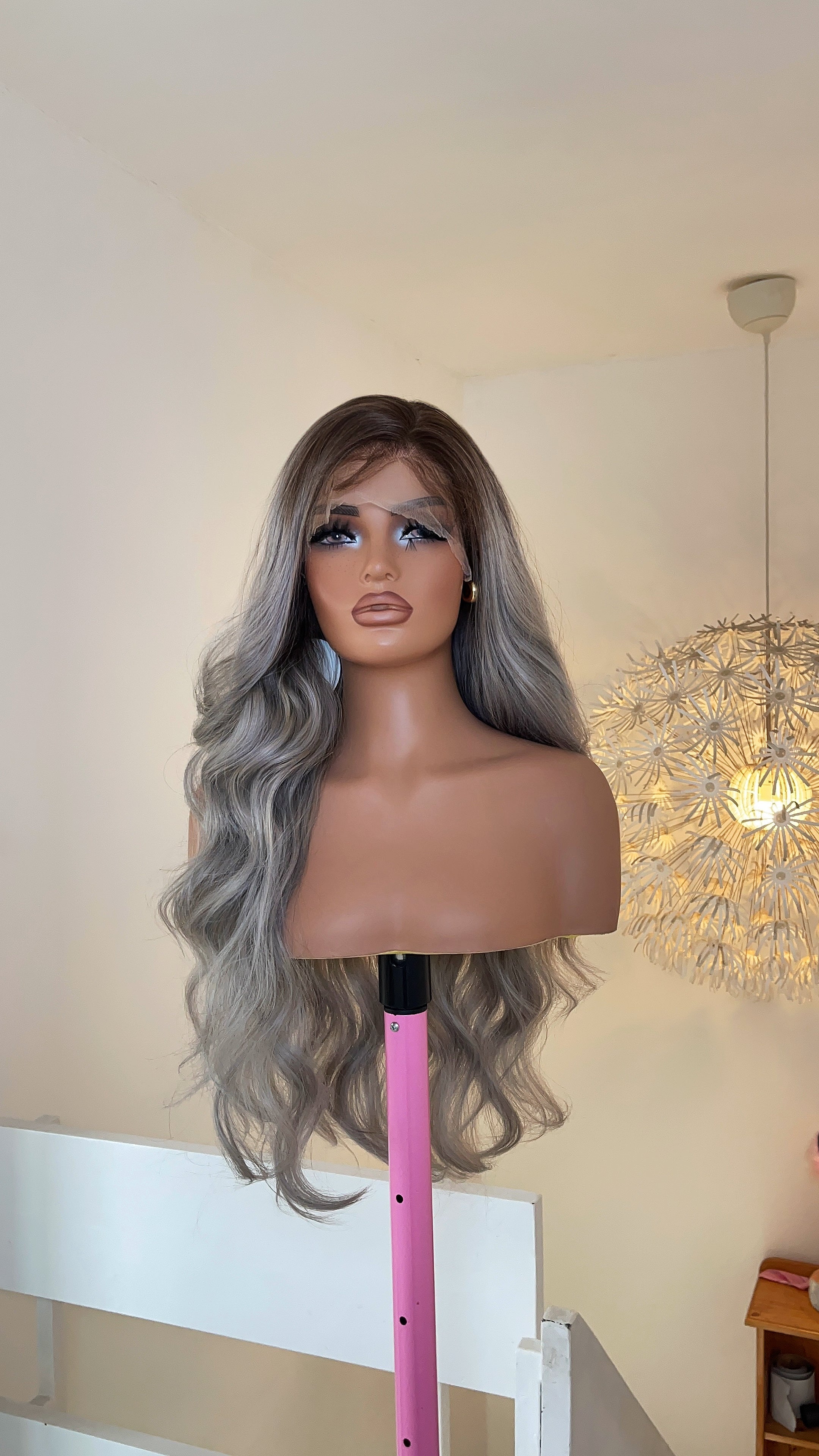 Wig Kimmie (Silver Grey)