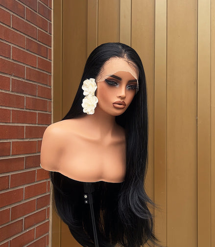 Wig Ivy- 30” Silk Straight Black