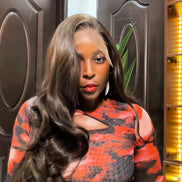 30 inch Wig Diva 13x4 full frontal unit. (Color: Brown)
