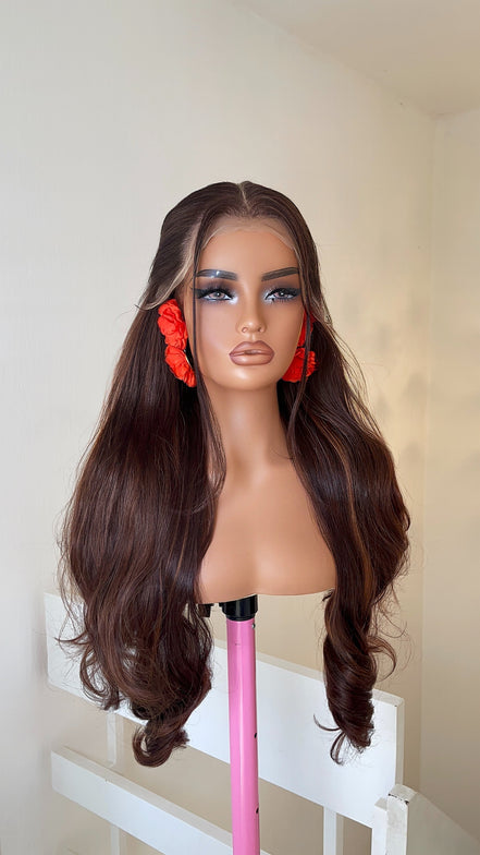 Wig Brooklyn 13x6 Lace frontal (Chocolate Brown)
