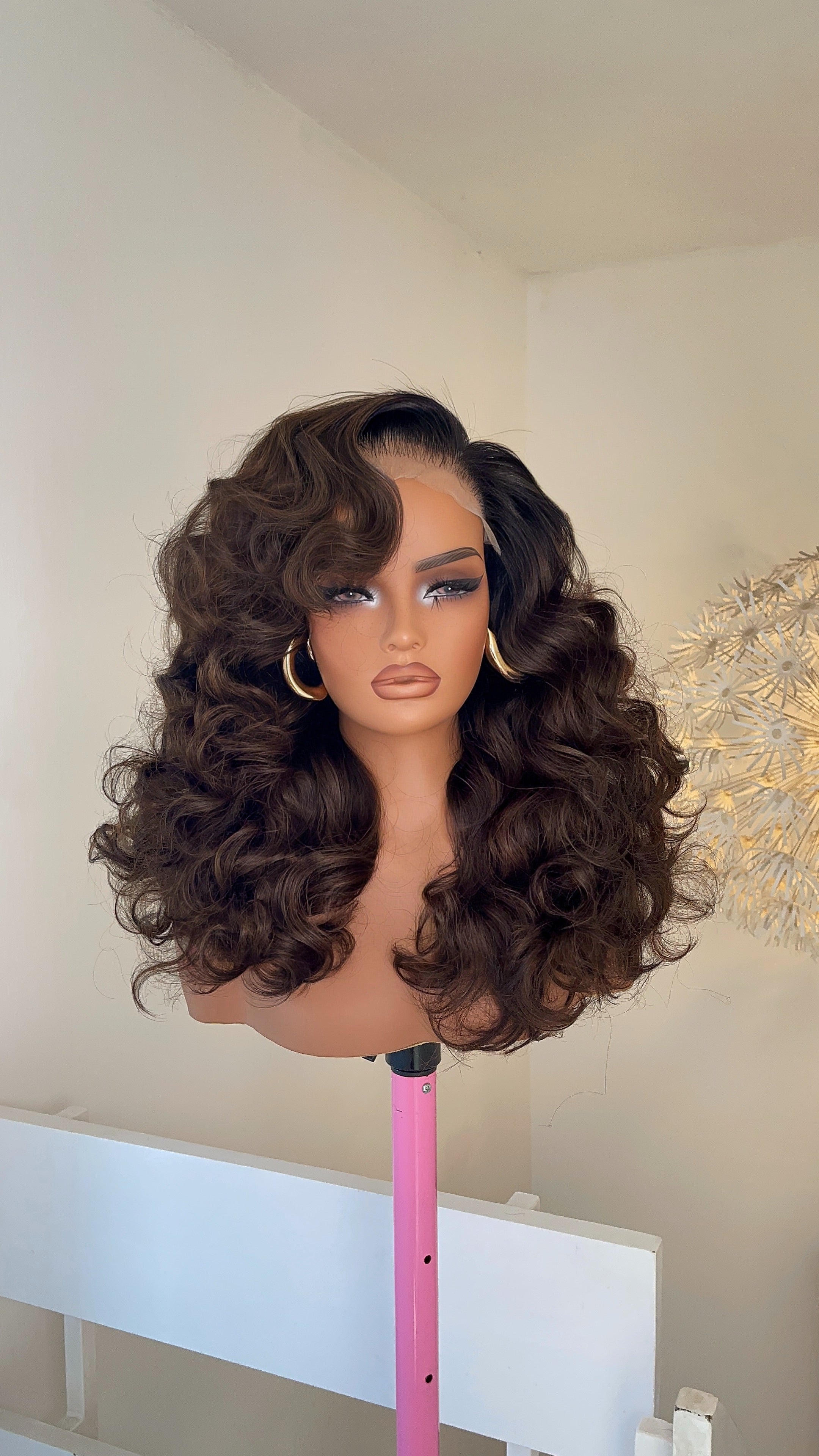 Wig Lisa 5x5 Closure unit  (Brown/Dark Roots)