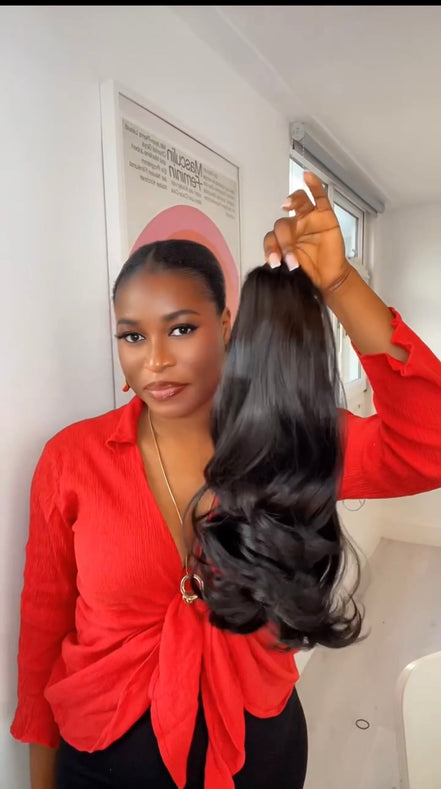 Bouncy flip ponytail