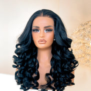 Wig Muna- Black (13x4 lace frontal unit)