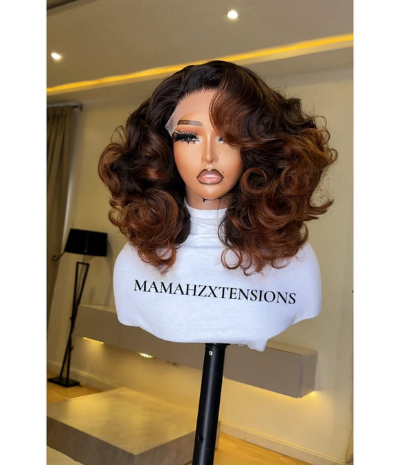 Wig Kasia (Brown highlights)